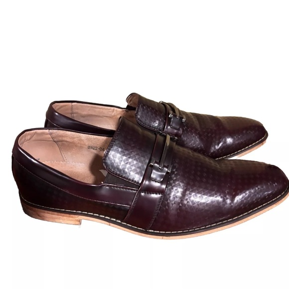 Masimo Men’s Dress Loafers Size 11 Brown Leather - Picture 7 of 7